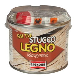 vendita online Stucco legno mogano kit fai tu 200 g. Stucchi e resine Arexons